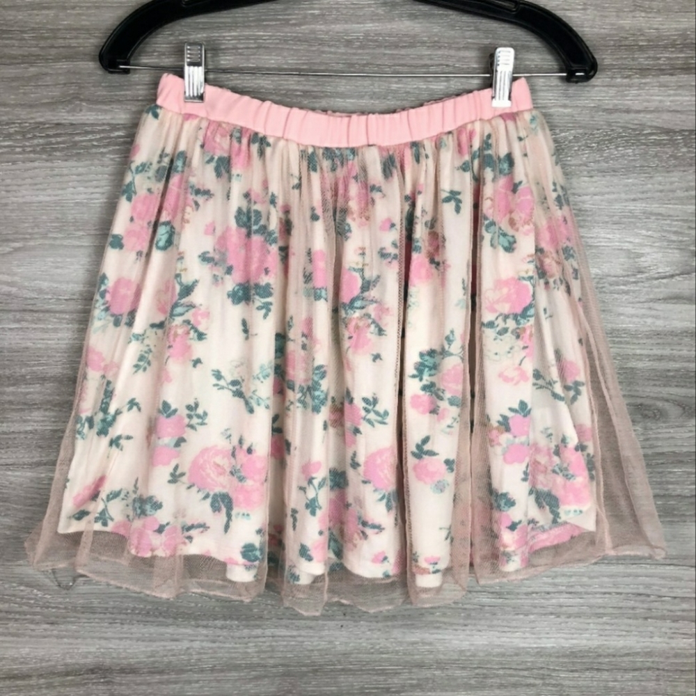 Disney Cinderella Pink Floral Skirt - Picture 1 of 4